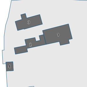 Porzione di cartografia che inquadra gli edifici di questa scheda