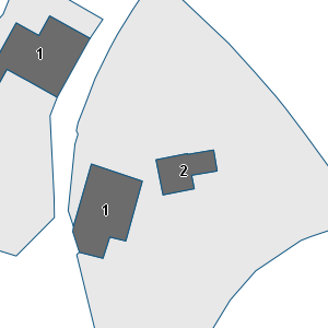 Porzione di cartografia che inquadra gli edifici di questa scheda