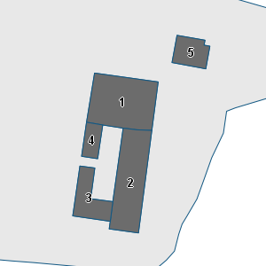 Porzione di cartografia che inquadra gli edifici di questa scheda