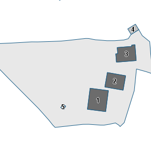 Porzione di cartografia che inquadra gli edifici di questa scheda