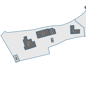 Porzione di cartografia che inquadra gli edifici di questa scheda