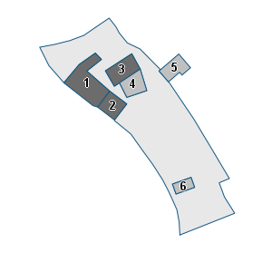 Porzione di cartografia che inquadra gli edifici di questa scheda