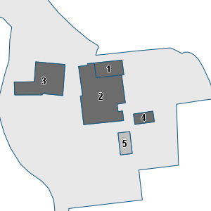 Porzione di cartografia che inquadra gli edifici di questa scheda