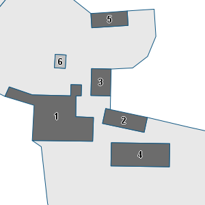 Porzione di cartografia che inquadra gli edifici di questa scheda