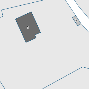 Porzione di cartografia che inquadra gli edifici di questa scheda