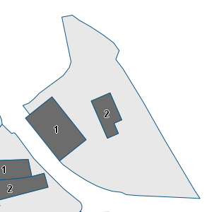 Porzione di cartografia che inquadra gli edifici di questa scheda