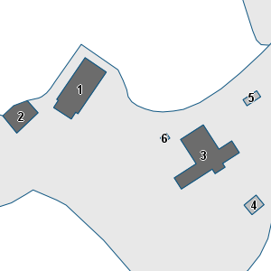 Porzione di cartografia che inquadra gli edifici di questa scheda