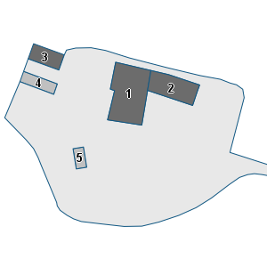 Porzione di cartografia che inquadra gli edifici di questa scheda