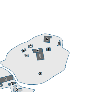 Porzione di cartografia che inquadra gli edifici di questa scheda