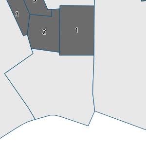 Porzione di cartografia che inquadra gli edifici di questa scheda