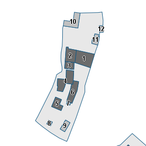 Porzione di cartografia che inquadra gli edifici di questa scheda
