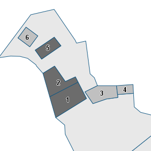 Porzione di cartografia che inquadra gli edifici di questa scheda