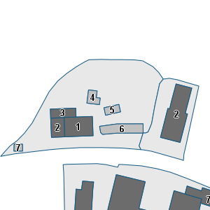 Porzione di cartografia che inquadra gli edifici di questa scheda