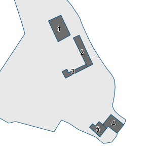 Porzione di cartografia che inquadra gli edifici di questa scheda