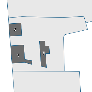 Porzione di cartografia che inquadra gli edifici di questa scheda