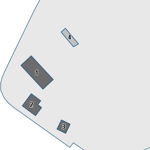 Porzione di cartografia che inquadra gli edifici di questa scheda