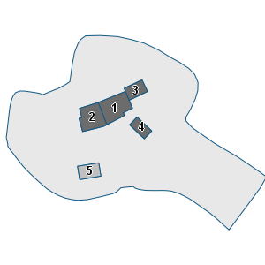 Porzione di cartografia che inquadra gli edifici di questa scheda