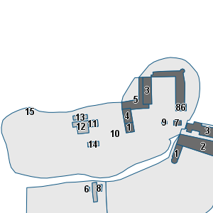 Porzione di cartografia che inquadra gli edifici di questa scheda