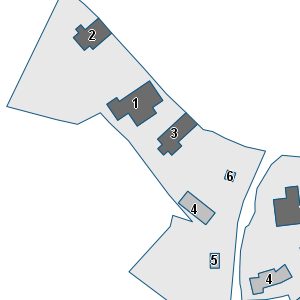 Porzione di cartografia che inquadra gli edifici di questa scheda