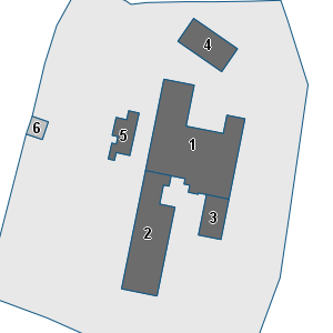 Porzione di cartografia che inquadra gli edifici di questa scheda