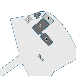 Porzione di cartografia che inquadra gli edifici di questa scheda