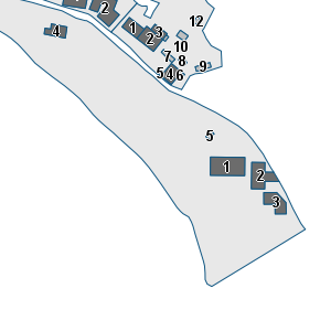 Porzione di cartografia che inquadra gli edifici di questa scheda