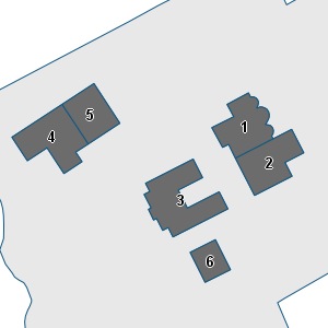 Porzione di cartografia che inquadra gli edifici di questa scheda