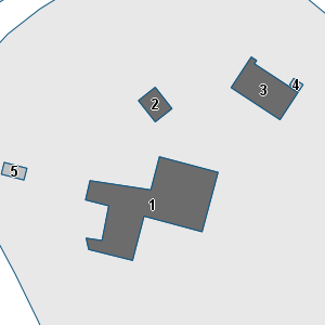 Porzione di cartografia che inquadra gli edifici di questa scheda