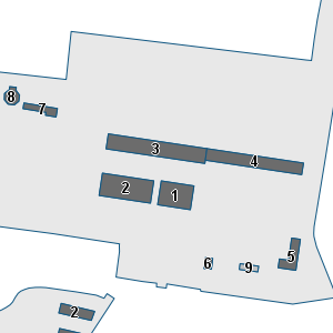 Porzione di cartografia che inquadra gli edifici di questa scheda