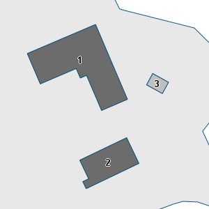 Porzione di cartografia che inquadra gli edifici di questa scheda