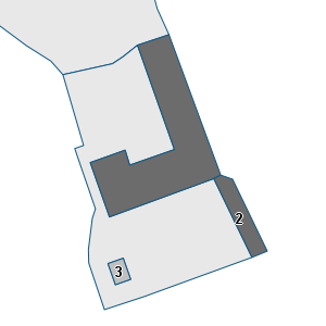 Porzione di cartografia che inquadra gli edifici di questa scheda