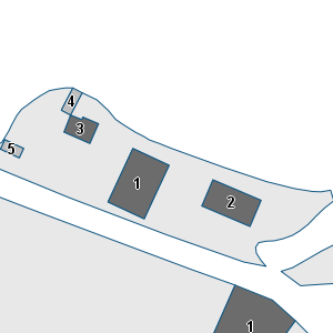 Porzione di cartografia che inquadra gli edifici di questa scheda