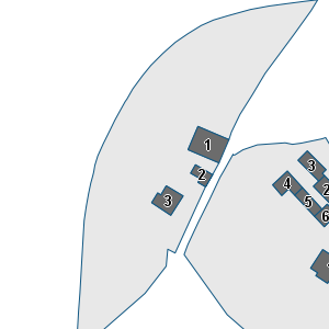 Porzione di cartografia che inquadra gli edifici di questa scheda