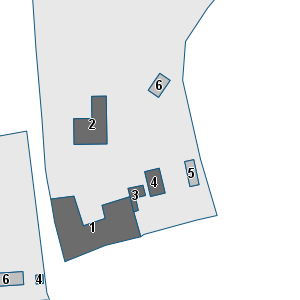 Porzione di cartografia che inquadra gli edifici di questa scheda