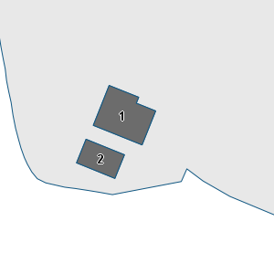 Porzione di cartografia che inquadra gli edifici di questa scheda