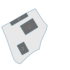 Porzione di cartografia che inquadra gli edifici di questa scheda