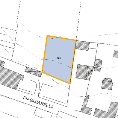 Inquadramento cartografico dell'area interessata: visibili i parametri di fattibilit&agrave;