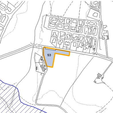 Inquadramento cartografico dell'area interessata: visibili i parametri di fattibilit&agrave;